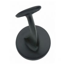 Handlaufhalter runde Auflage Stockschraub Schwarz - Intersteel