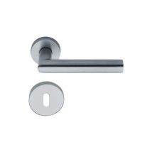 Capaldo - griff mit rosette aus satiniertem stahl frascio serie lucia