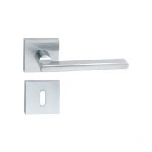Capaldo - Griff Mit Rosette Messing Chrom Satiniert Frascio Serie Metro