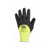 Stronghand - Handschuh neongrip Tamaño 9 fluo/amarillo negro en 420. En 388 pSa ii fortaleza (por 12)