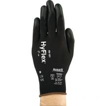 Handschuhe HyFlex 48-101 Gr.8 schwarz en 388 psa ii Nyl.m.PU Ansell