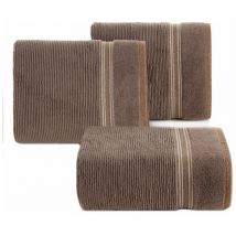 Handtuch 70x140 Filon 12 braun 530g/m2 Eurofirany