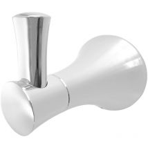 Handtuchhaken Handtuch Haken Wandhaken Kleiderhaken massiv Messing Chrom Sanlingo