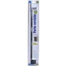 Handtuchhalter 1 stange 59cm zum befestigen zamack edelstahl - chrom - Tendance