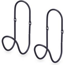 Handtuchhalter, 7 x 6 x 15,5 cm, 2er-Set