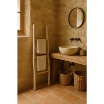Handtuchhalter Aus Holz Für Moderne Badezimmer, Bodenstehend, Dekorativer Handtuchhalter Für Die Gesamte Wand, Leiter