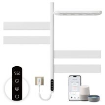 Esip - Handtuchheizkörper Elektrisch 125W Badheizkörper Handtuchhalter Heizkörper Heizung 180° Drehung Handtuchtrockner Smart WiFi Handtuchwärmer