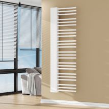 Handtuchheizkörper Kviteseid Weiß 146x45cm [neu.haus]