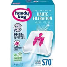 Handy Bag - S70, Sacchetti per aspirapolvere, compatibili con Bosch, Arriva, Siemens, Smily Super sx