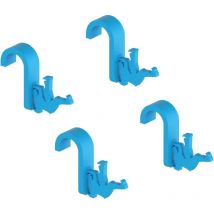 LH - Handy Hook - Appendino Universale per Radiatore Scaldasalviette - Spessore Maggiorato per la Massima Robustezza - Blu