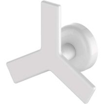 LH - Handy Minimal Magnetico - Appendino di Design Magnetico, Bianco, 100% Made in Italy - Appendino con Calamita, Ideale per il Bagno e Cucina