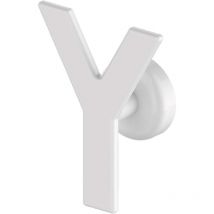 LH - Handy Minimal Magnetico - Appendino di Design Magnetico, Bianco, 100% Made in Italy - Appendino con Calamita, Ideale per il Bagno e Cucina