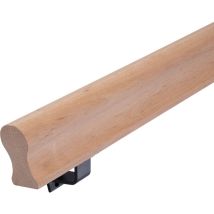 Corrimano legno - corrimano con profilo a serratura 45 x 75 mm - faggio - 390 cm - Handystairs