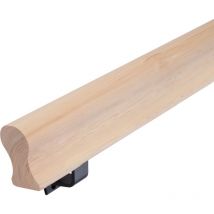 Corrimano legno - corrimano con profilo a serratura 45 x 75 mm - pino - 390 cm - Handystairs