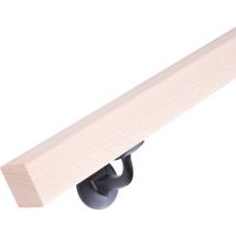 Corrimano legno - corrimano quadrate 40x40 mm - faggio - 150 cm - Handystairs