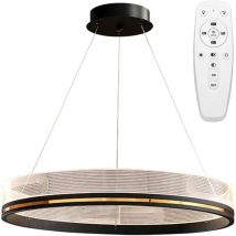 Toolight – Hängelampe schwarz-gold – IP20 – inklusive Fernbedienung, Lichtsteuerung, Farbwechsel