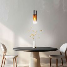 Hängeleuchte Pendellampe Esstischleuchte Küchenlampe 1 flammig Glas H 150 cm