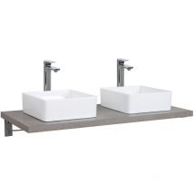 Hängende Waschtischplatte Für Waschbecken - 120 Cm - Dicke 3,8 Cm Will