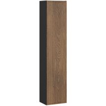 Hängesäule Elena 1 Tür, Holzoptik Und Schwarz