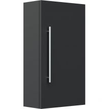 Hängeschrank 62 cm grafit – Softclose – Antifingerprint – Wandmontage – 1 Regalboden – Hochwertige PET-Beschichtung