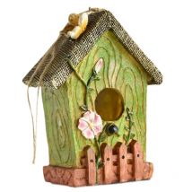 Tlily - Hanging Birdhouse Bird House Garden Decoration Hummingbird Nest Suitable for Tree Courtyard Layout Craft a