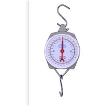 Hanging scale, suitcase scale with hook, gray, 200 kg