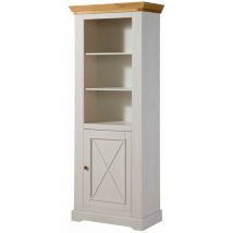 Tagère 79x42 Pin ciré Blanc hanna 11