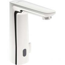 Hansa - Electra - Mitigeur électronique de lavabo, alimentation par piles, Bluetooth, chrome 93002219