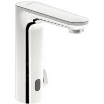 Hansa - Electra - Mitigeur thermostatique électronique de lavabo, alimentation secteur, Bluetooth, chrome 93602009