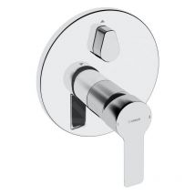 Hansa - Ligna - Mitigeur de baignoire encastré, avec inverseur pour 2 sorties, chrome 83853503