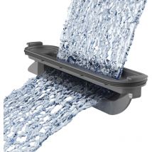 RainDrain Match - Caniveau de douche linéaire avec grille en inox 600, avec cadre réglable en hauteur, noir mat - Hansgrohe