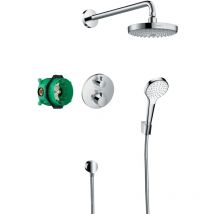 Hansgrohe - set da incasso con miscelatore termostatico Ecostat s cromo Croma Select