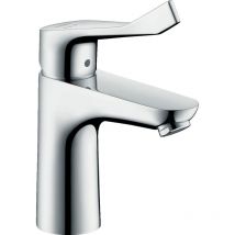 Focus Care 100 Mitigeur pmr de lavabo CoolStart avec poignée extra longue, ComfortZone 100, Chrome (31917000) - Hansgrohe