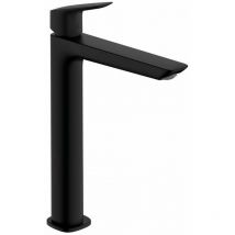 Hansgrohe - Logis - Miscelatore da lavabo, con sistema di scarico, EcoSmart, nero opaco 71257670
