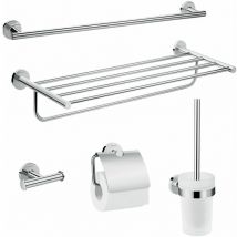 Logis Universal Bath-accessory extended set 5 in 1, Chrome (41728000) - Hansgrohe