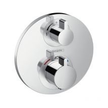Mitigeur de douche en laiton chromé Hansgrohe Ecostat - Con parte interna incasso
