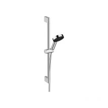 Pulsify Select Relaxation Shower Set xxl Performance 105mm 3 jets EcoSmart 9l/min + Chrome Shower Bar 65cm(24161000) - Hansgrohe