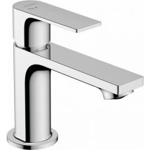 Hansgrohe - Rebris e Single Lever Basin Mixer 80 Coolstart With Metal Pop-Up Waste Set Chrome 72585000 - Chrome