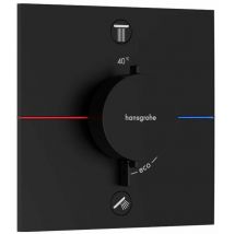 ShowerSelect Comfort - Miscelatore termostatico ad incasso per 2 utenze, nero opaco 15572670 - Hansgrohe
