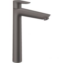 Talis e Single lever basin mixer 240 without waste, Brushed black chrome (71717340) - Hansgrohe