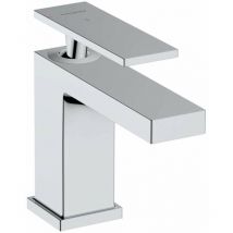 Tecturis e - Miscelatore da lavabo, con sistema di scarico, CoolStart, EcoSmart, cromo 73002000 - Hansgrohe