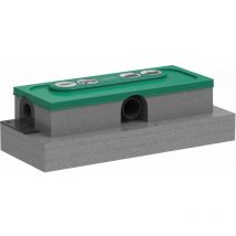 UBox universal - Kit di base per installazione piana di canaline doccia lineari 01000180 - Hansgrohe