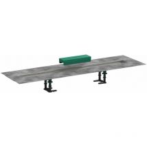 UBox universal - Set di montaggio per canalina doccia lineare 900, acciaio inox 56013180 - Hansgrohe