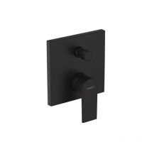 Hansgrohe Vernis Shape Single lever bath/ shower mixer for concealed installation, Matt black (71468670)