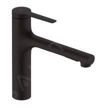Hansgrohe - Zesis M33 - Mitigeur d'évier avec douchette extractible, sBox, noir mat 74823670
