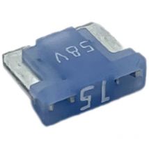 ASM-M15 Mini fusible plat 15 a bleu 1 pc(s) D336912 - Hansor