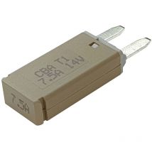 Hansor - CBA1-0714 Disjoncteur pour fusible plat standard 7.5 a gris 1 pc(s)