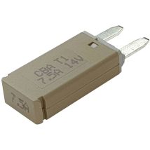 Hansor Cba1-0714 Interruttore Automatico Fusibile Piatto Standard 7.5 A Grigio 1 Pz.