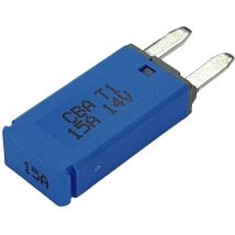 Hansor - CBA1-1514 Disjoncteur pour fusible plat standard 15 a bleu 1 pc(s)