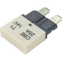 Hansor Cbe1-2514 Interruttore Automatico Fusibile Piatto Standard 25 A Bianco 1 Pz.